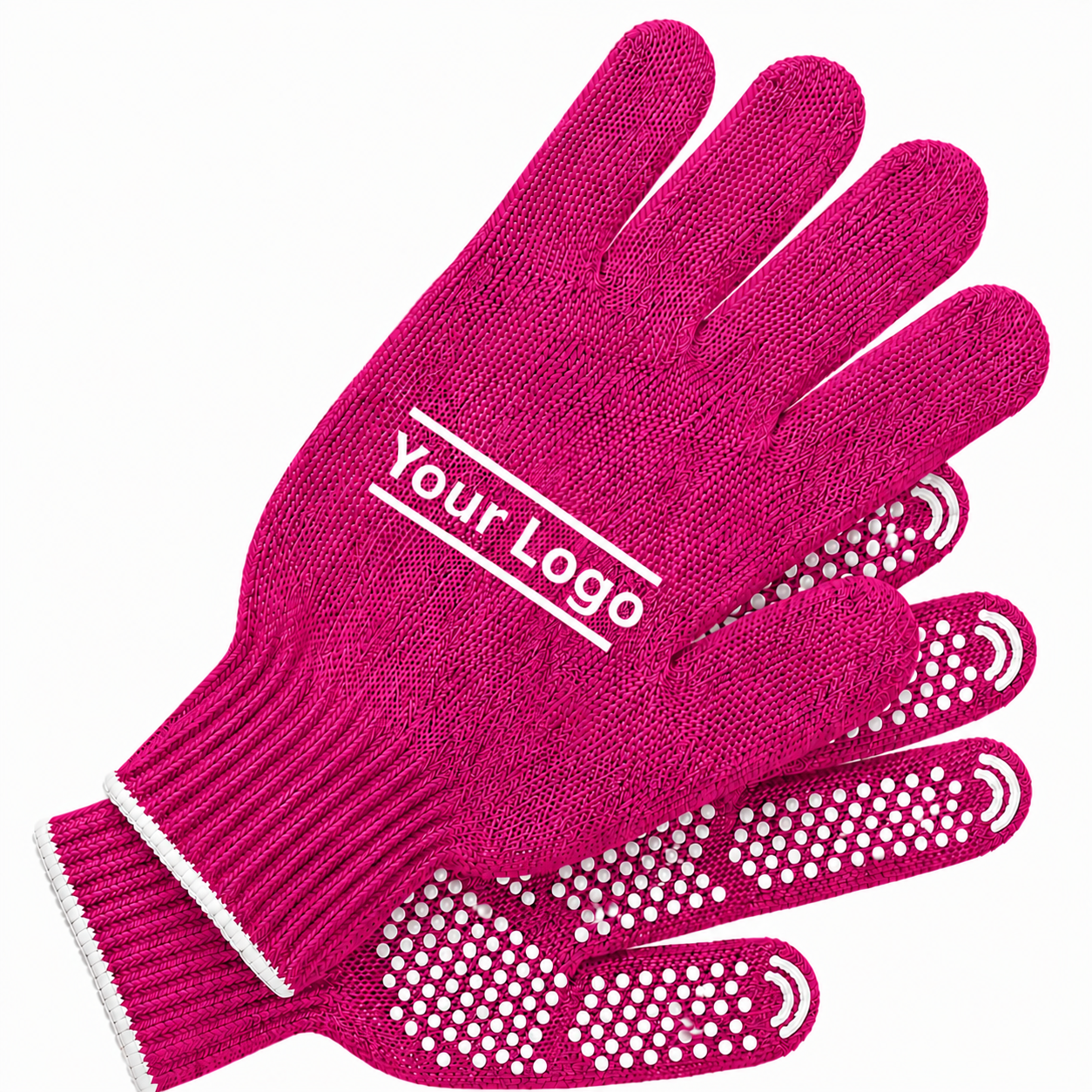 Noppenhandschuhe mit Logo günstig bestellen - arbeitshandschuhe-bedrucken.com - Arbeitshandschuhe mit eigenem Logo