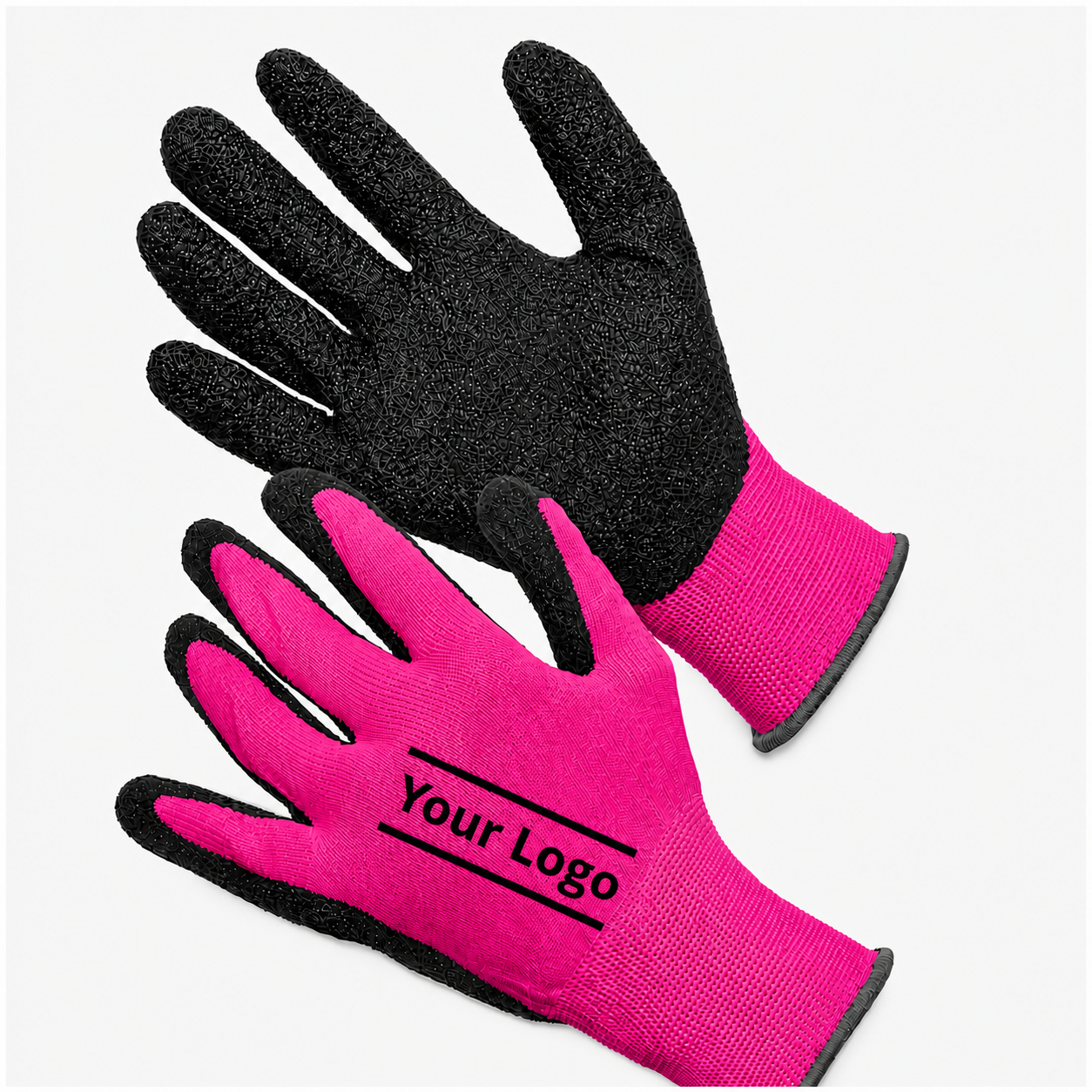Nitrilschaum Montagehandschuhe mit Logo bedrucken - Arbeitshandschuhe-bedrucken.com